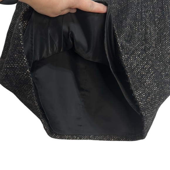 Theory Faralay Black Multi Mini Skirt Sz 8 - Picture 3 of 9